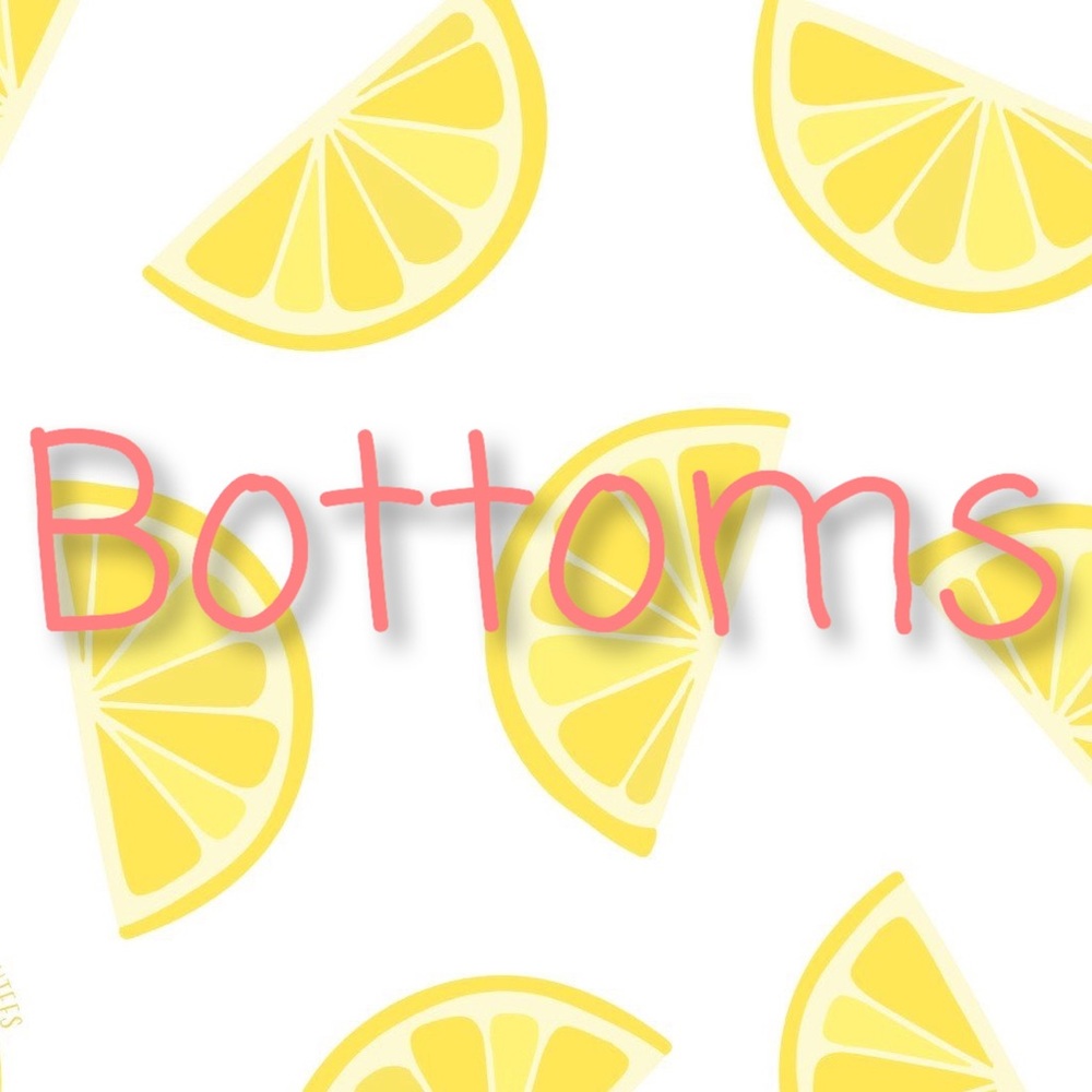 Jeans, shorts, pants, skirts